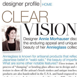 A Sneak Peek at Annie's Designer Profile in Bridal Guide Magazine's Sept/Oct Issue