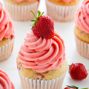 Foodie Friday - Fresh Strawberry Cupcakes