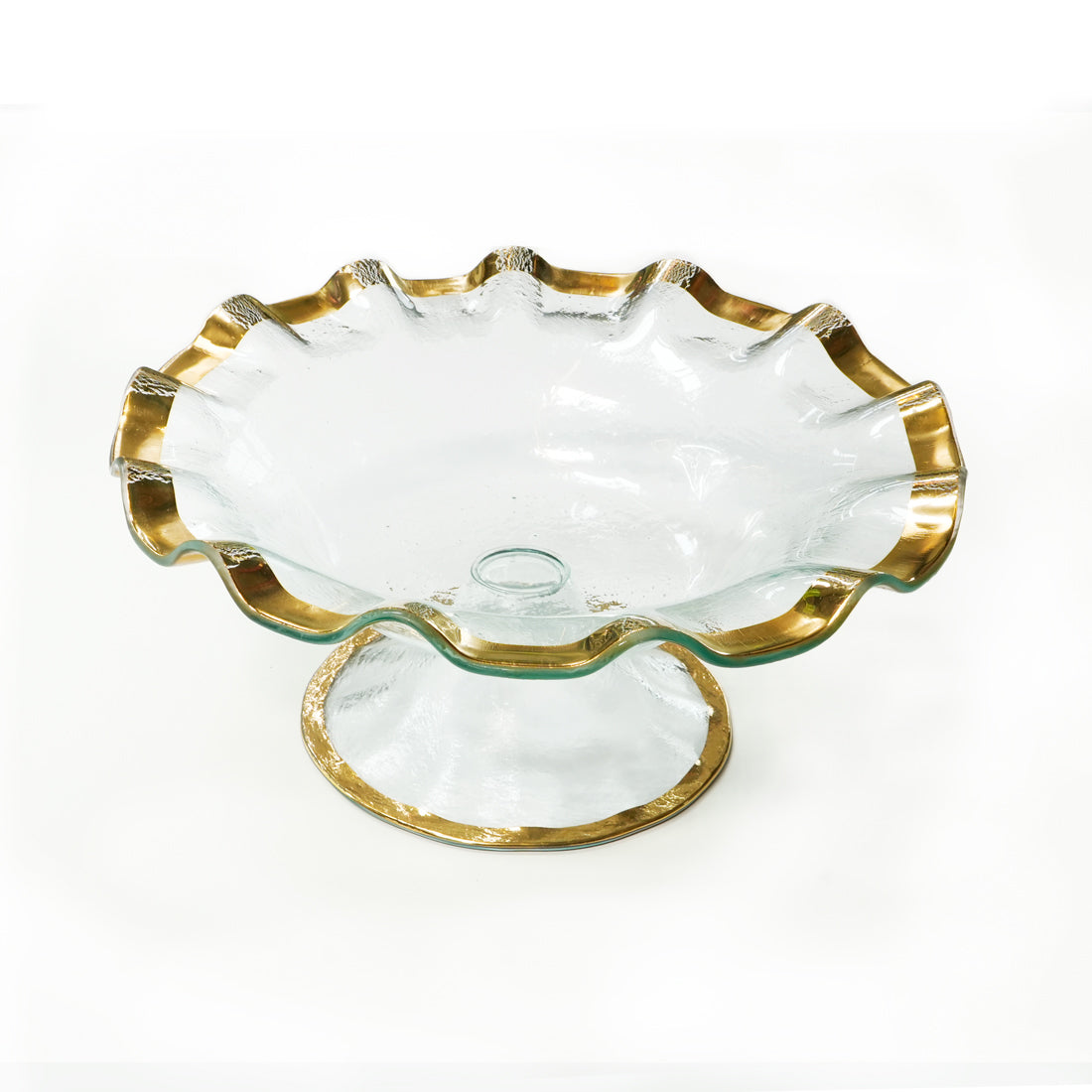 Annie Glass Ruffle Large Salad Bowl – Sharyn Blond Linens