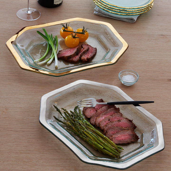 Roman Antique Steak Platter