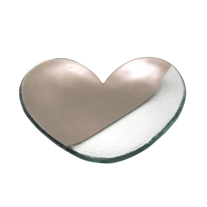 Mod heart plate partially covered in platinum.