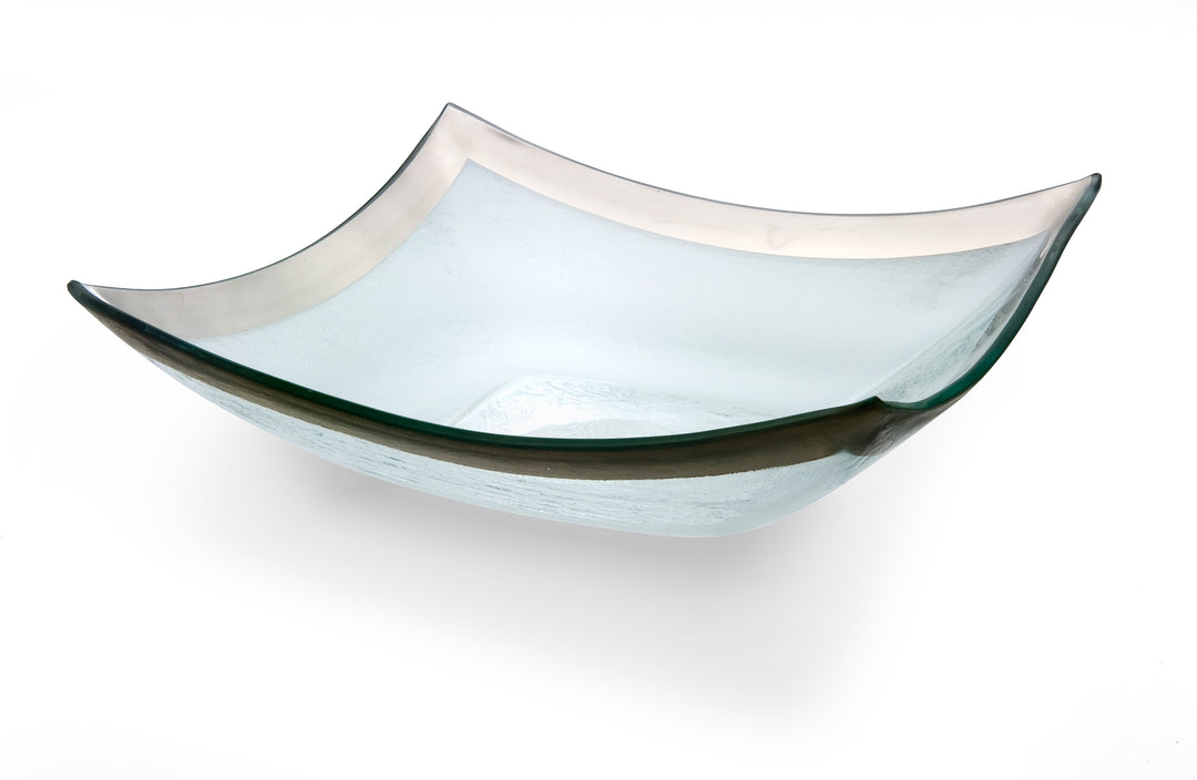 Roman Antique four point bowl with a platinum band.
