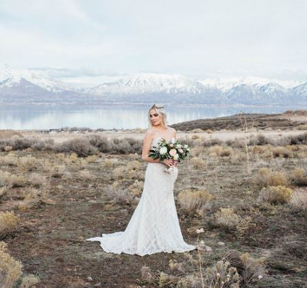Wedding Wednesday - Boho Chic Utah Desert Styled Shoot by Wedding Wire