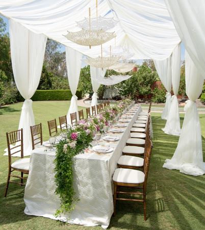 Wedding Wednesday - Romantic, Vintage-Inspired Outdoor Bridal Shower with Pastel Décor by Inside Weddings