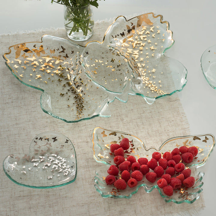 Butterfly Chip & Dip Server