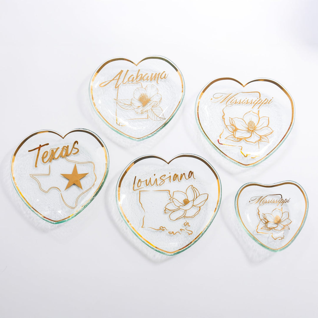 Louisana Heart Plate