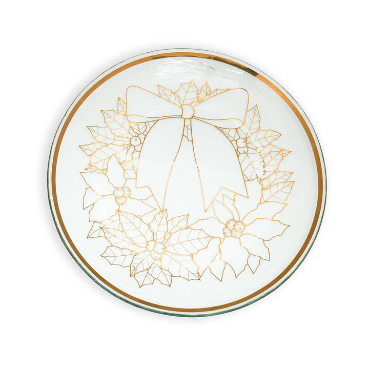Christmas Wreath Platter 13"