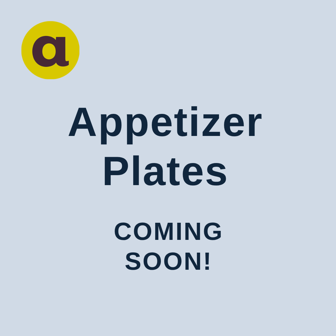 Glass Appetizer Plates, November 7th