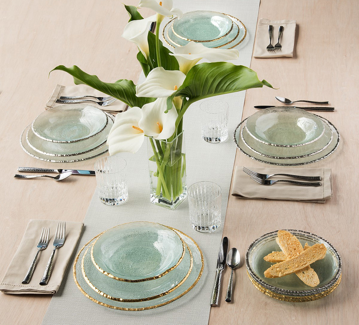 Annieglass Edgey Salad Plate