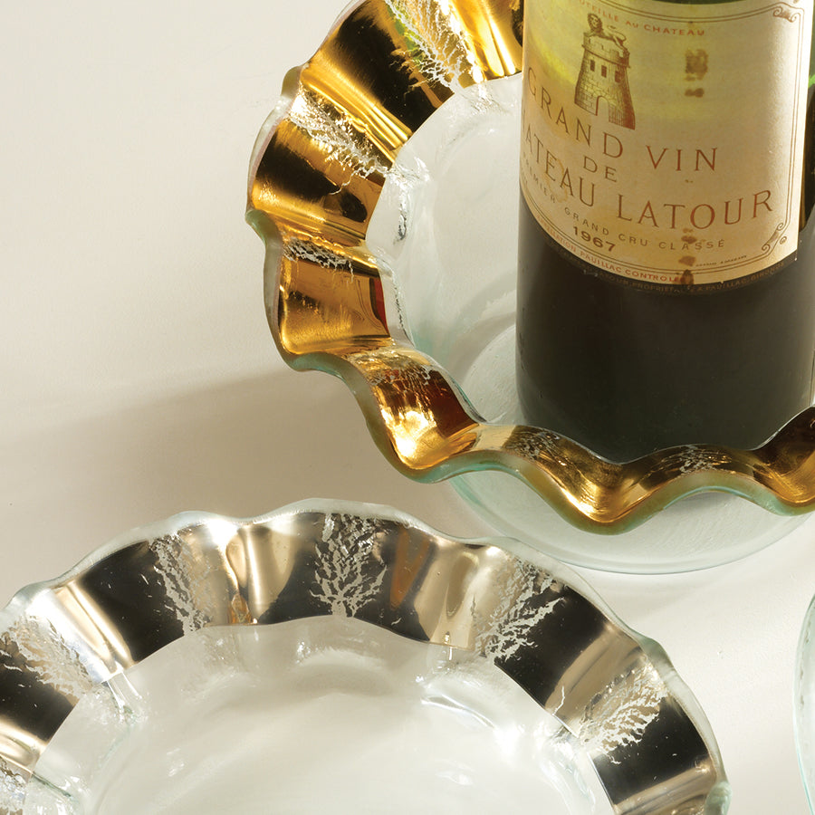 Annieglass Ruffle Wine Coaster - Thumbnail 2