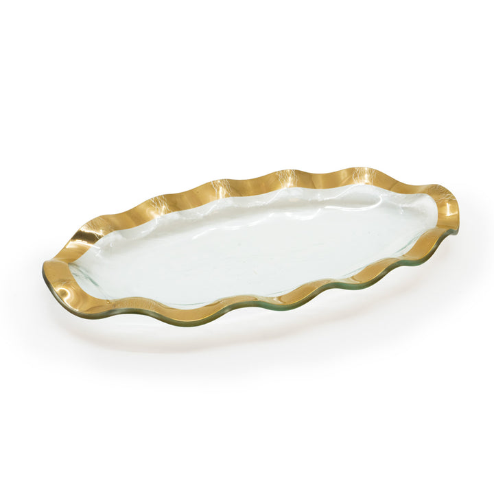 Ruffle Mini Oval Tray