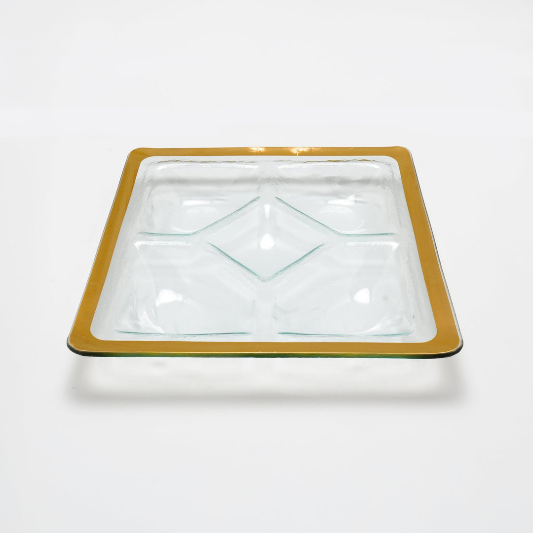 Roman Antique Square Chip &amp; Dip 14" Square