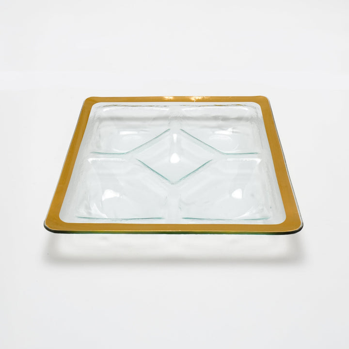 Roman Antique Square Chip &amp; Dip 14" Square