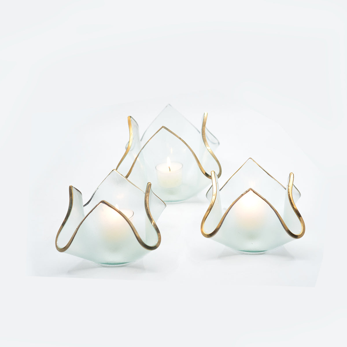 Annieglass Handkerchief Votive - Thumbnail 3