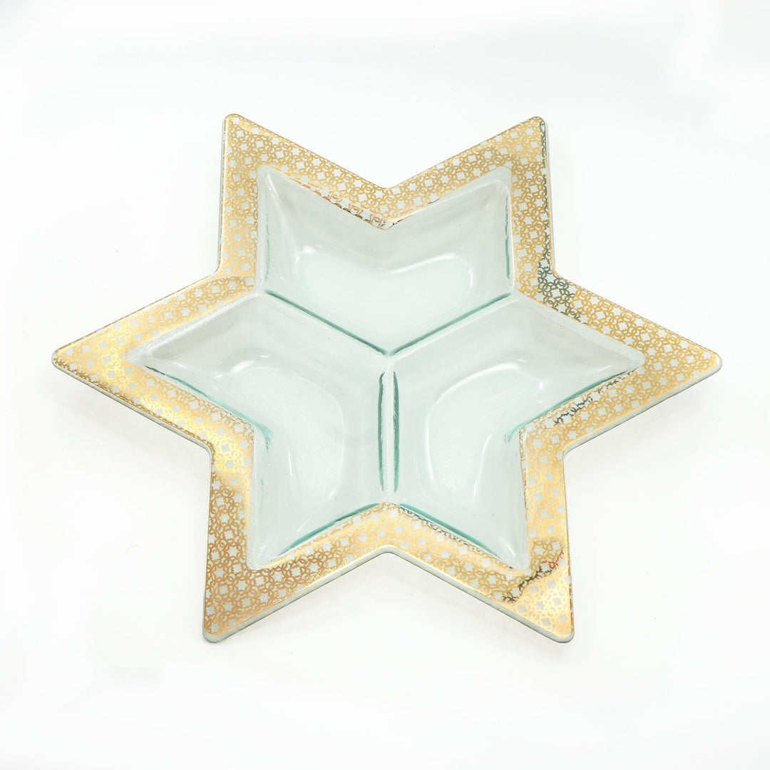 6 Point Star Platter 15"