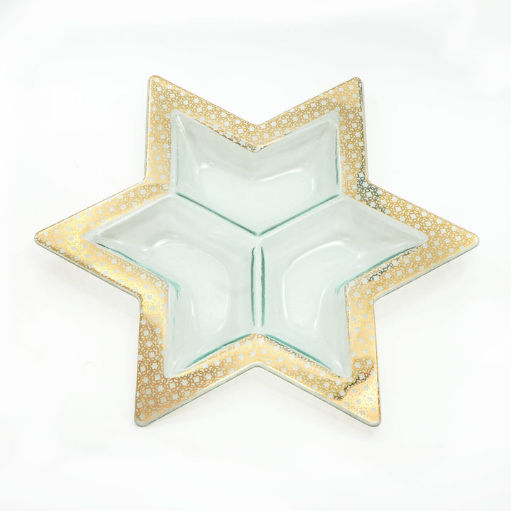 6 Point Star Platter 15"