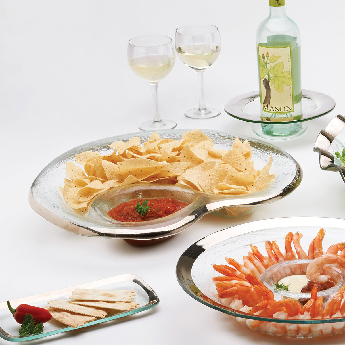 Annieglass Roman Antique Deviled Egg Platter - Thumbnail 4