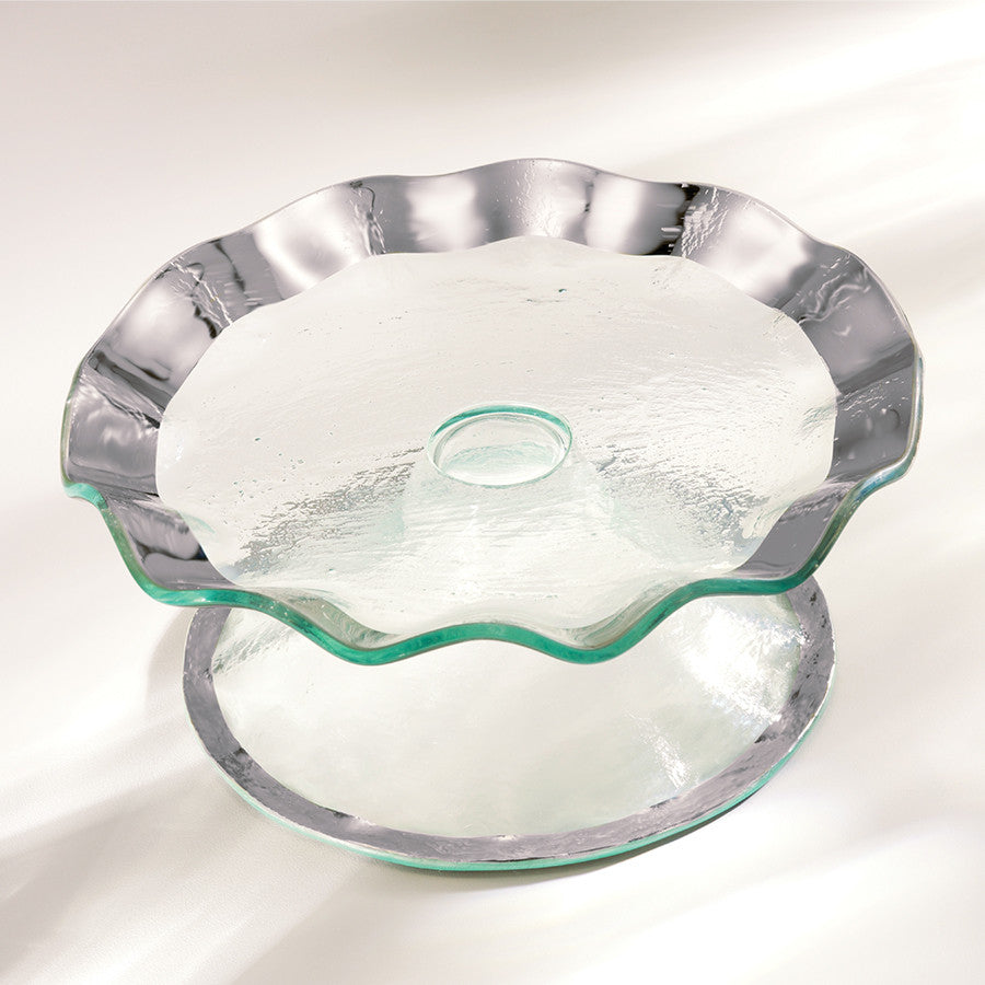 Annieglass Ruffle Stand Bowl - Thumbnail 2