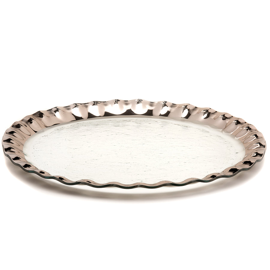 Ruffle Giant Round Platter