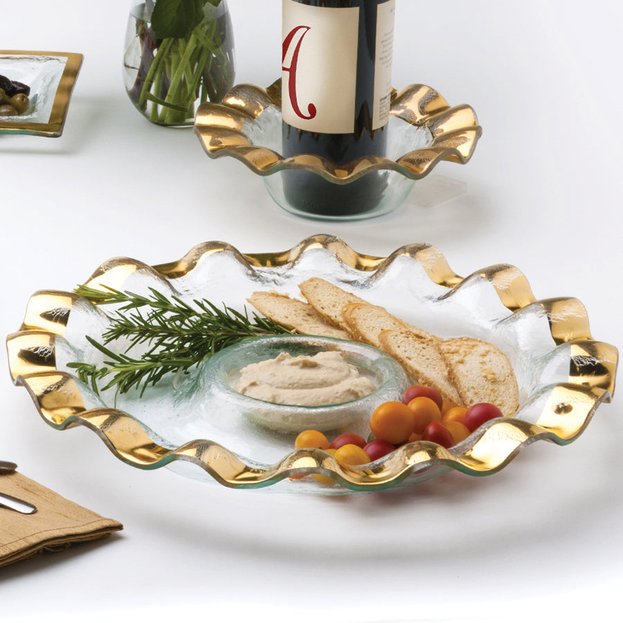 Annieglass Ruffle Chip & Dip - Thumbnail 5