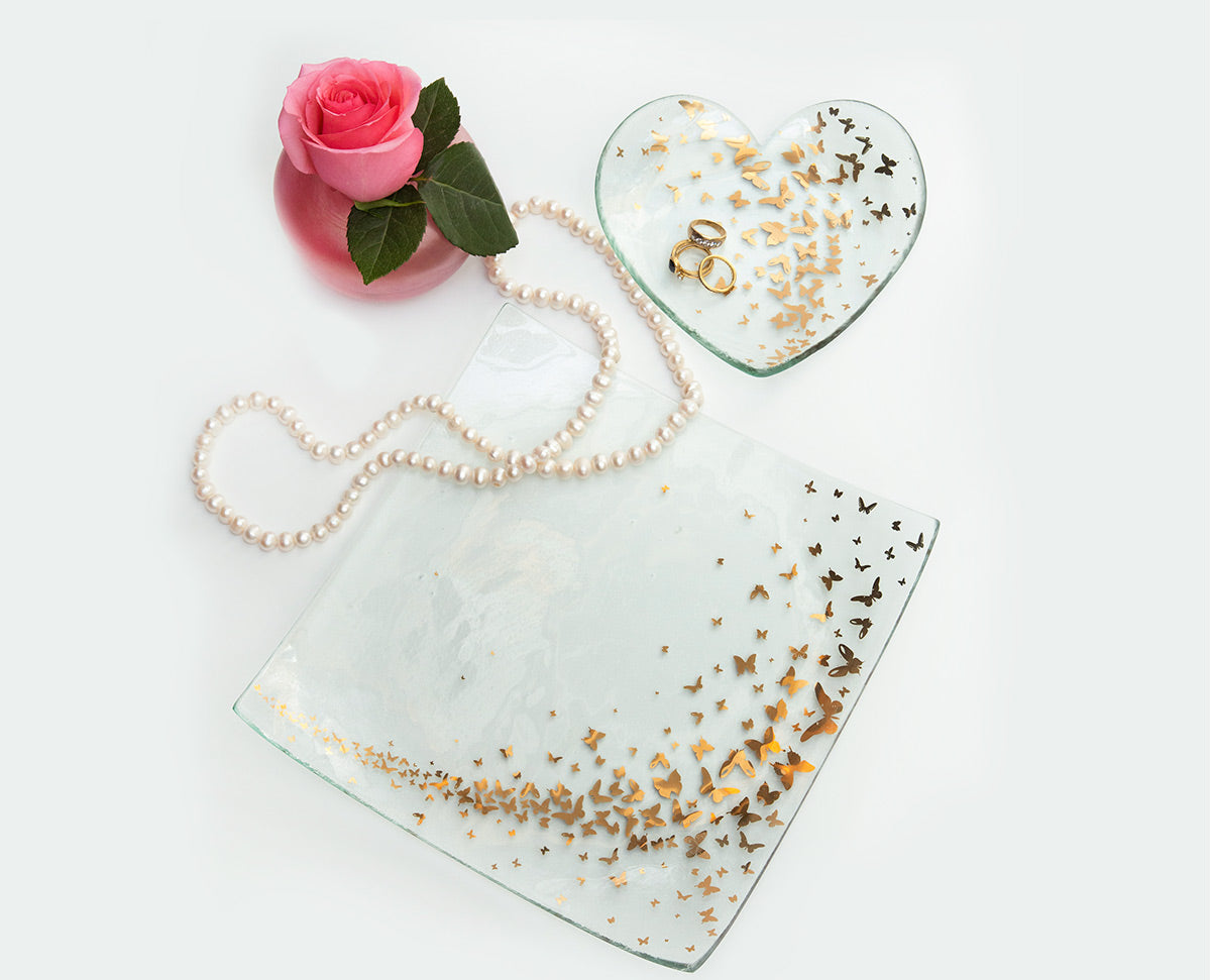 Annieglass Butterfly Plate - Thumbnail 3