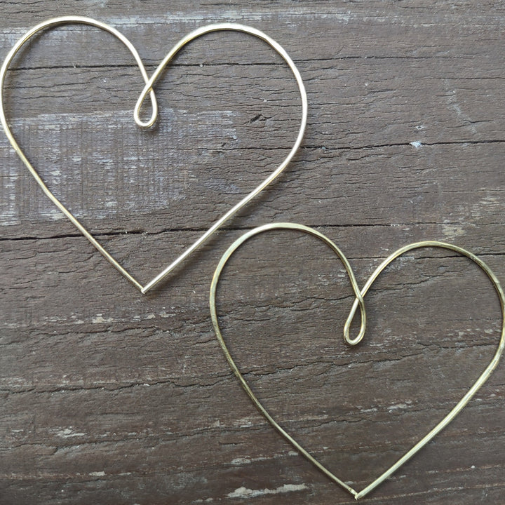 Heart-shape Hoop Earrings, Feb. 8th