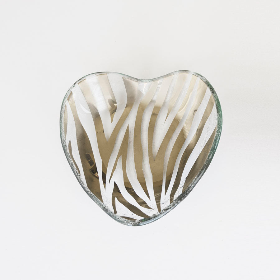 Zebra Heart Bowl